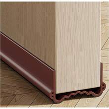 CYPN100cm Guardapolvo para Puerta Cubre Polvo para Puerta Tope de Puerta Aislante Acustico Burlete Puerta Entrada Burlete Puerta Exterior e Interior MarronFashion - 222724434 - Ver 2