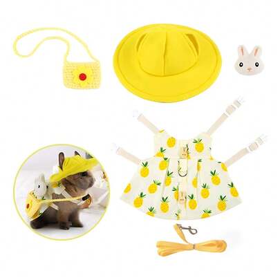 TendenciaArnés Y Correa De Conejo, Ropa Para Conejo, Vestido DeCalidad premium