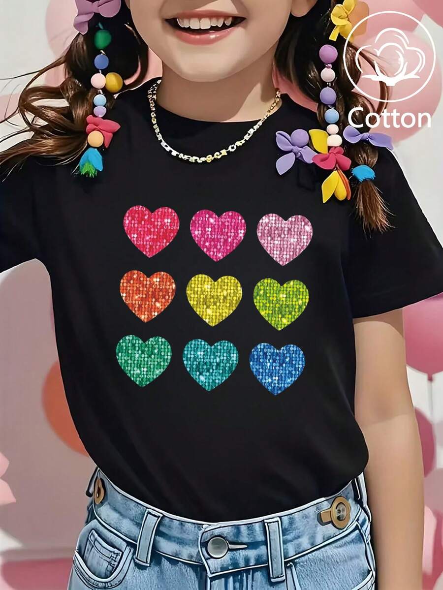 Maglietta invernale per ragazze, Maglietta per ragazze Noisy Noise, Maglietta per ragazze taglie forti, Maglietta a maniche corte per ragazze, Top in cotone, Top estivi, Abbigliamento per teenager, Abbigliamento per ragazze, Maglietta per ragazze, K-Pop Warrior, Abbigliamento per ragazze, Ragazze estive, Maglietta, Set per ragazze, Set invernale per ragazze, Abbigliamento estivo per ragazze, Stile Y2K, Abbigliamento curvy per ragazze, Taglie forti per ragazze, Curvy, Primavera, Estate, San Valentino, Carnevale, Festa, Spiaggia, Matrimonio, Palestra, Elegante, Vacanza, Casual - nero - Visualizzare 1