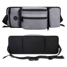 1PC Hands Free Dog Treat Pouch With Bottle Holder Large Capacity Running Waist Bag Reflective Stitches Poop Bag Dispenser - Multicolor - View 4