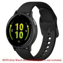 20毫米硅胶表带，兼容Garmin Vivoactive 6/Vivoactive 5/Vivoactive 3/Venu/Venu 2 Plus/Venu Sq/Galaxy Watch 7/6/5/4（40毫米/44毫米）/Watch 4/6 Classic（42毫米/46毫米/43毫米/47毫米），男女通用；柔软运动替换表带，适用于Forerunner 645/245/Galaxy Watch 5 Pro（45毫米）/Active 2/Watch 3（41毫米）。 - 20mm - 查看 8