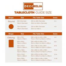 Faux Linen Fall Round Tablecloths 60 Inch, Waterproof Decorative Washable Texture Rustic Circle Table Cloth Cover For Dining Kitchen Party Farmhouse Outdoor(60 Inch,Round (2-4 Seats),Rust),Rust60inchRound - Rust60inchRound - View 8