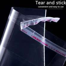XZV 48/150pcs OPP Transparent Dust-Proof Plastic Cellophane Self-Adhesive Bags, Reusable, Double Layer Thickness 0.065mm/2.559mil, Suitable For Birthday, Anniversary, Wedding, Decoration, Small Accessories, Keychains, Pendants, Cards, Clothing, Transparent Storage Bags, Decoration, Packaging Bags, Jewelry Bags, Storage Box Bags, Perfect For Travel, Storage, Packaging, Shipping, Holidays, Gifts, Garden, Presents - 150 - View 5