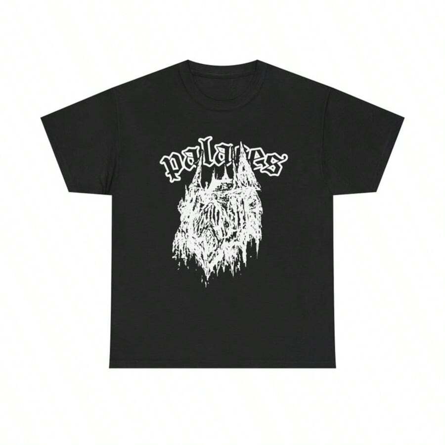 EsDeeKid Palaces Logo T-Shirt Tee Merch - 黑色 - 查看 1