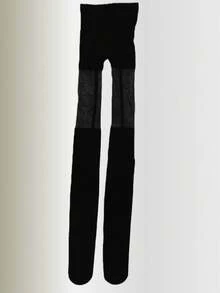 1pc Women's Fashion Faux Suspender Tights