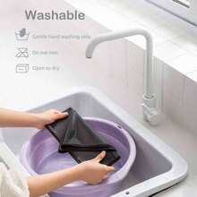 Socks Underwear Drawer Organizer Divider 2 Pack, 24/16 Cell Collapsible Storage Boxes, Closet Organizer For Small Clothing, Reliable Organizers Storage, Must-Have Dorm Essentials For Bedroom Dorm - 黑色 + 24 細胞 - 查看 6