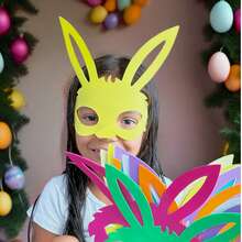Easter Face Mask Kit Made Of Smooth EVA Foam, For Parties, School, Decoration, Crafts, Art Workshops. - Nhiều màu - Xem 9