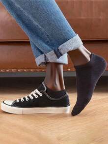 30 paia di calze da donna di colore solido, semplici, confortevoli, casual e versatili, adatte per l'uso quotidiano. Disponibili in opzioni da 3 paia/9 paia/15 paia/30 paia. - Multicolore - Visualizzare 4