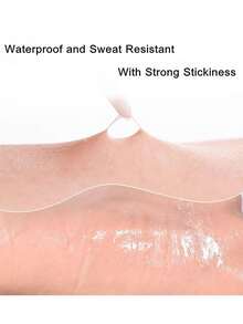 1盒透明双面双眼皮贴，含辅助工具 - 隐形温和双眼皮提拉贴，适用于单眼皮和内眼角，快速矫正单眼皮，不含酒精，亲肤，持久粘性，化妆品级，价格实惠，适合家居装饰、梳妆台、旅行、卧室、化妆配件 - 彩色 - 查看 4