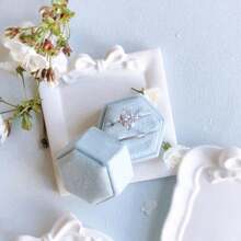 DIY树脂模具，欧式托盘，蕾丝盘，蝴蝶结装饰碟，石膏滴胶模具，首饰收纳碟，硅胶模具，适用于DIY手工制作，首饰收纳盘制作 - 白色 - 查看 4