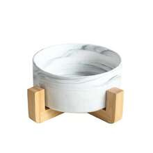 395ml Self-Assemble Ceramic Double Layer Cat & Dog Bowl, Pet Feeding & Water Bowl For Cats & Puppies - 395ml - View 16