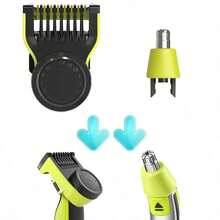Adjustable Guards Combs 14-Length Adjustable Guard Comb For OneBlade QP2520 QP2630 QP2724 QP2834 Precision Trimmer Replacement Attachment Kit