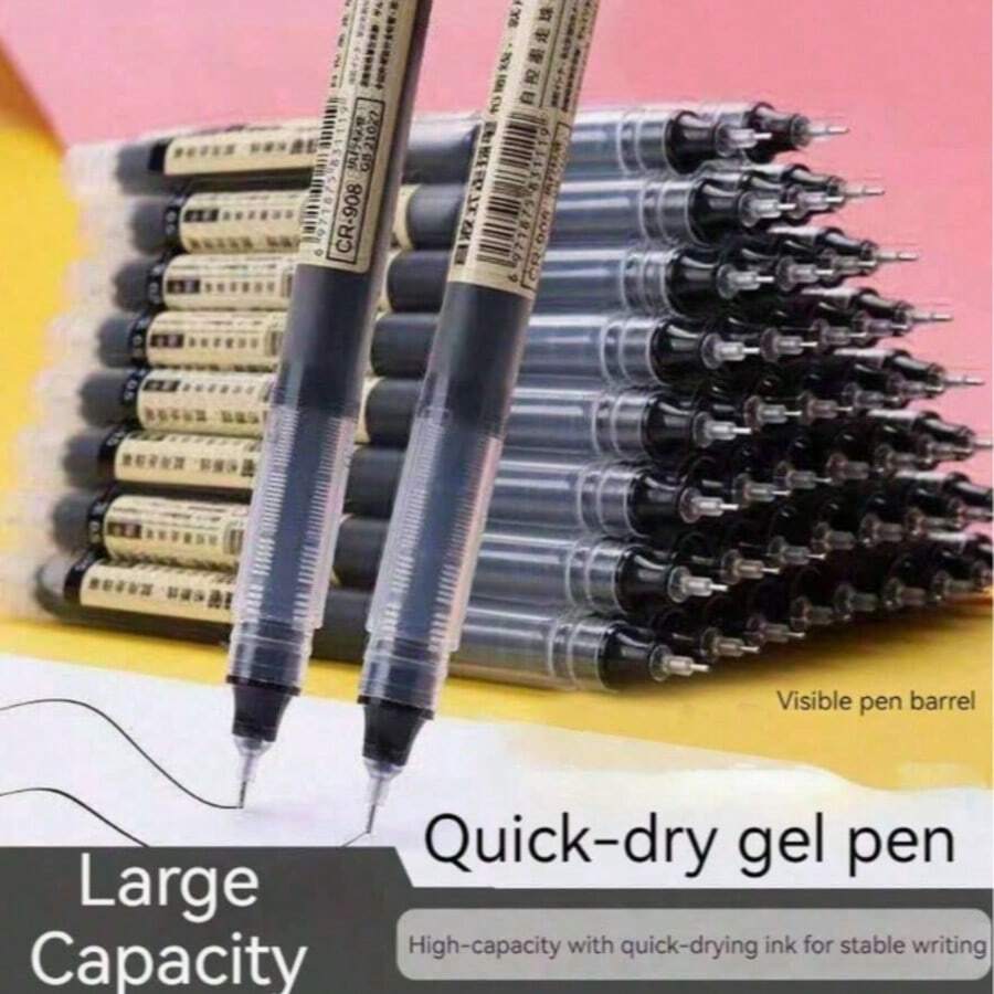 2 st/set kulspetspennor i mellanösternstil med stor kapacitet och snabbtorkande flytande bläck - Multifärgad - Visa 1