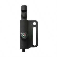 3-In-1 Multifunctional Magnesium Flint Fire Starter Rod With Compass & Whistle, Outdoor Survival Tool Kit, Suitable For Camping, Hiking, Adventure Enthusiasts - Multicolor - View 4