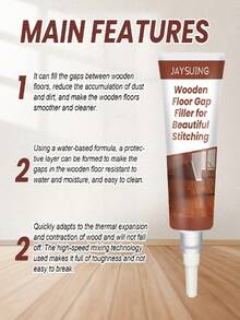 JAYSUING Wood Floor Caulk - Repairs Scratches On Wood Furniture & Floors, Waterproof, Anti-Cracking, Fills Gaps Between Floorboards To Reduce Dust And Dirt Accumulation, Smooth Finish. Great Gift For Family And Friends. - one-size - View 6
