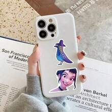 60张卡通女巫狩猎动漫涂鸦贴纸，可用于吉他、笔记本、行李箱等DIY装饰 - 彩色 - 查看 8