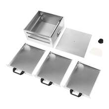 HOHOBLA LOYALHEARTDY-BTG 2 Layer Manual Cantonese Rice Noodle Rolls Machine Stainless Steel Food Steamer - Default - View 4