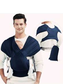 LELE LON Adjustable Soft Breathable Baby Carrier, Newborn Wrap-Style Carrier, Hip Seat Mesh Fabric Baby Carrier