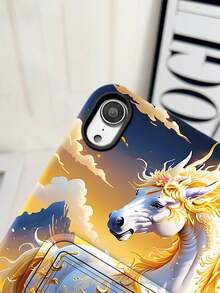 Elegante custodia protettiva in stile cinese con motivi auspiciosi, compatibile con Apple iPad Mini 6/7, Tab A7/A9, Pad 5/5 Pro, Redmi Pad SE 11, rivestimento protettivo colorato e amichevole per la pelle con supporto - Multicolore - Visualizzare 4