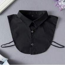 1pc Detachable Collar Unisex Business Casual Versatile Sleeveless Collar - 藍色[方領] - 查看 8