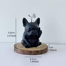 1pc Unique Pet Dog Scented Candle, Decor, Photography Prop, Gag Gift, Animal Scented Candle - Ideal Gift For Family And Friends, Scented Candle, Suitable For Outdoor Activities On Birthday, Valentine's Day Or Mother's Day, Scented Gift Box, Christmas Decor, Valentine's Day/New Year/Christmas Gift - Multicolor - View 6