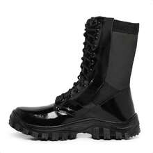 Lughato Extra Shine Military Boots - New Release - màu đen - Xem 6