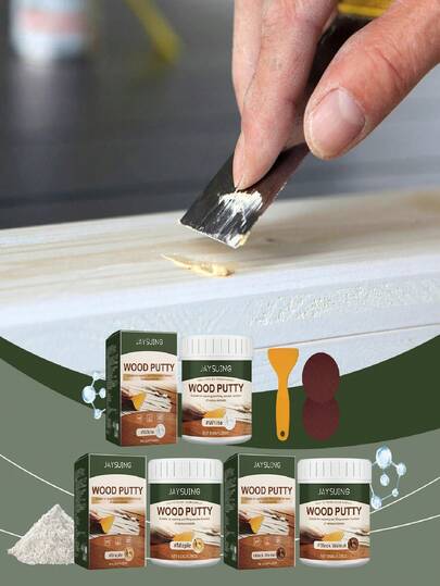 Multi-Purpose Wood Filler Putty, Can Cover Cracks, Gaps, Graffiti, Suitable For Wooden Products, Furniture, Coatings