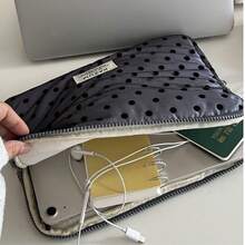 Korean Ins Lace Embroidery Polka Dot Commuter Laptop Sleeve Bag 11/13/15 Inch IPad Tablet Protective Inner Case - Multicolor - View 5