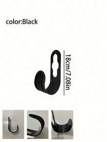 3pcs/Set Heavy Duty Wall Mounted Garden Hose Holder, Hose Rack, Hanger, Bracket With Nozzle Tray