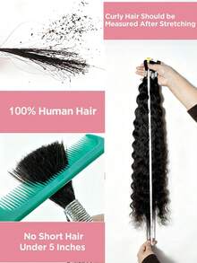 4 peças de extensão de cabelo humano ondulado com mechas super francesas, cabelo a granel ondulado e profundo para tranças boho, penteado boêmio sem nós, 95g/pacote, macio, castanho 4/27 com loiro, cabelo virgem brasileiro Remy, 35-60cm, sem trama, super ondulado, fácil de usar. - S4/27 - Ver 6