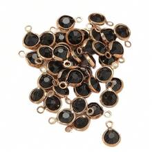 40 piezas/80 piezas Colgante doble de moda, se puede usar para collar o aretes - Negro - Ver 10