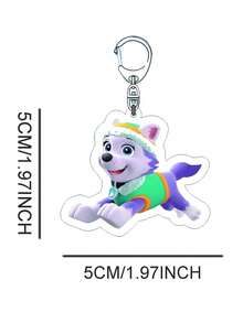 Móc khóa nhân vật hoạt hình - Paw Patrol Chase, Rocky, Zuma, Skye, Rubble, Everest, mặt dây chuyền acrylic nguyên bản, thích hợp để trang trí túi xách, phụ kiện chìa khóa, đạo cụ trang trí, quà tặng tiệc tùng, sưu tập và trưng bày. - Nhiều màu - Xem 3