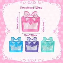 10pcs Gift Bags With Bow Handles And Seals, Creative Gift Packaging Suitable For Candies, Cookies, Snacks And Birthday Parties