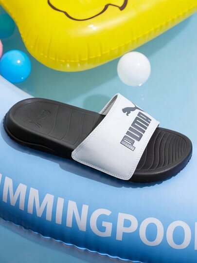 Puma Sandalias deslizantes casuales, cómodas y transpirables Popcat 20 unisex, 372279-36