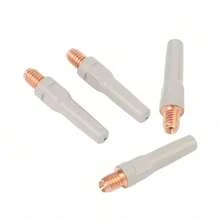 Welding Tips 40x1.2mm - Non-Stick Metal Fabrication Enhanced Wire Feed | Spatter-Free Performance For Robotic/MIG/TIG Welding | Industrial Consumables - 卡其色 - 查看 3