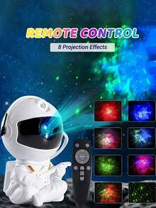 Astronaut Projector, Star Projector, Galaxy Lamp, Bedroom Projector Lamp, Starry Sky & Nebula Ceiling LED Light, With Remote Control, USB Lamp Compatible With Laptop, USB Interface Electronic Light, Computer Accessories, USB Small Tool - Multi-color light - View 7