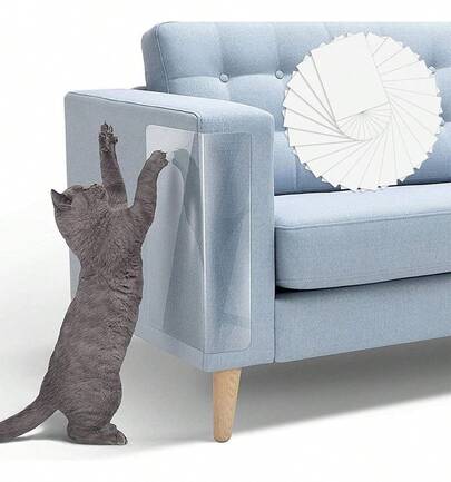 TendenciaSofá Protector Para Gatos Con Adhesivo Antiarañazos De 10pcs Transparente 10pcsCalidad premium
