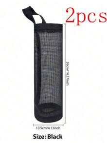 2pc Wall Mounted Plastic Bag Dispenser Storage Rack Garbage Bag Storage Bag Kitchen Plastic Bag Sorting Hanging Bag Household Hanging Garbage Mesh Bag Storage Box, Multi-Function Garbage Bag Storage Bag, Mesh Bag Breathable Wall Hanging Multi-Purpose Garbage Bag Storage Hanging Bag, Suitable For Home, Kitchen, Summer Beach Party, Food, Camping, Storage, Room Decoration, Kitchen Accessories - Nhiều màu - Xem 11