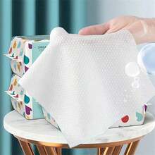 Thickened Disposable Makeup Remover Wipes, Soft Cleansing Towelettes, Dry Cleaning Wipes, Suitable For Skincare, Travel Essential, Back To School Necessity - Multicolor - View 2