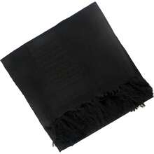 VIVIAN & VINCENT Shemagh Tactical Desert Scarf Keffiyeh Cotton Scarf Wrap For Men And Women - màu đen - Xem 5