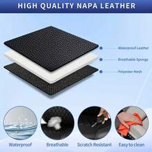 9pcs/4pcs Universal Diamond Patterned Leather Car Seat Covers - Shiny Design, Compatible With Airbags, Suitable For SUVs, Sedans, And Including Front Seat Covers, Backrest Covers, Rear Seat Covers, And Pillowcases; Car Seat Covers