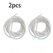 Bộ 2/4 ống bảo vệ cáp xoắn ốc - Ống bọc dây cáp nhiều màu sắc cho bộ sạc, tai nghe, cáp dữ liệu - Chống rối dây (8 sự kết hợp màu sắc), bảo vệ cáp điện thoại, chất liệu dẻo, ngăn ngừa đứt cáp, quà tặng cho bạn bè - Nhiều màu - Xem 6