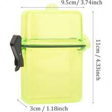 CYPNKeenso Caja de Sellado de Buceo Caja Seca de plástico de 3 Colores Caja de Sellado Transparente Impermeable Caja de Sellado de Buceo bajo el Agua con Gancho de CuerdaFashion - 219615510 - Ver 9