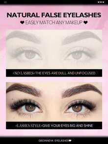 6 Pairs Cartoon Cat Eye Faux Mink Lashes, Fox Eye False Eyelashes, Natural Thick Fake Lashes, Cosplay Travel Makeup Tools (8-15) Strips Eyelashes - Black - View 5