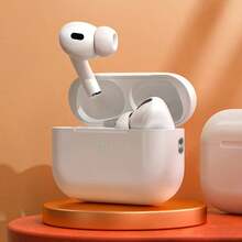 无线耳塞，蓝牙耳机，无线耳麦 - 立体声降噪，蓝牙5.3，高清音频，超长续航，音乐、健身、旅行的理想之选，兼容智能设备 - 白色 - 查看 1