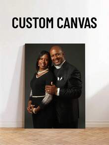 1pc Customized Canvas Wall Art, Personalized Frameless Poster, Cozy Indoor Framed Canvas Painting, Mother's Day Gift, Wedding Memento, Mother's Day, Father's Day Gift, Easter Decor, Personalized Commemorative Gift, Suitable For Easter, Wedding, Mother's Day, Father's Day, Valentine's Day, Room Decor, Customizable Item, Bedroom Decor, Custom Gift, Picture, Photo, Frame Wall Art, Best Friend Gift, Family Gift, Birthday Gift, Gift For Boyfriend, Girlfriend, Family, Lover, Friend ,Forever Love - Multicolor - View 4