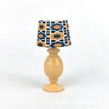 Miniature Dollhouse Accessories - Mediterranean Style Desk Lamp, Toy Food Display, Mini Study Room Model, Handmade DIY, Collection Display, Holiday & Birthday Gift, Model Enthusiasts Essential [Non-Illuminating] - Multicolor - View 11