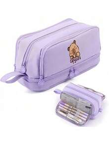 Bút bi xóa được hình chuột lang nước dễ thương, đầu bút 0.5mm, mực đen, dụng cụ văn phòng phẩm, học tập, bút mực gel hoạt hình dành cho nữ, mực đen hình chuột lang nước, hộp bút nhiều lớp dung tích lớn, đồ dùng học tập thiết yếu, đồ dùng văn phòng phẩm, quà tặng ngày Valentine. - Nhiều màu - Xem 9