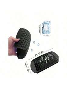 160 Cavity Silicone Ice Cube Tray, Mini Silicone Ice Cube Mold, Freezer Tiny Ice Cube Maker, Foldable Silicone Ice Cube Mold, Ice Cube Tray, Home Ice Cube Maker, Essential For Summer, Also Can Be Used As Chocolate Mold, Multifunctional, Great For Halloween, Christmas, Christmas Tree Decor, Valentine's Day Gifts