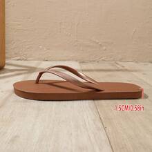 26款休闲人字拖，适合海滩、度假、日常穿着、情人节、与女友外出游玩。沙滩拖鞋 - 咖啡棕 - 查看 8